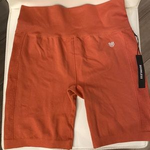 High rise biker shorts